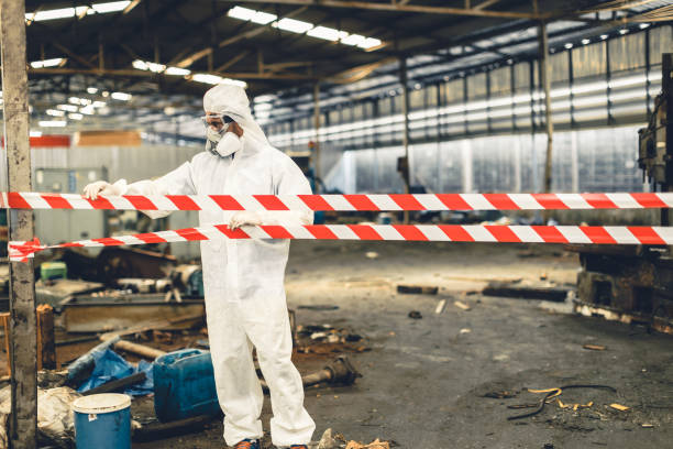 Professional Crime Scene Cleanup technician working in Clinton, WI